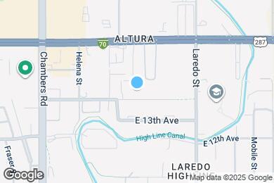 Map image of the property - 15815 E 13th Pl