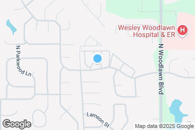 Map image of the property - Willow Creek Apartments