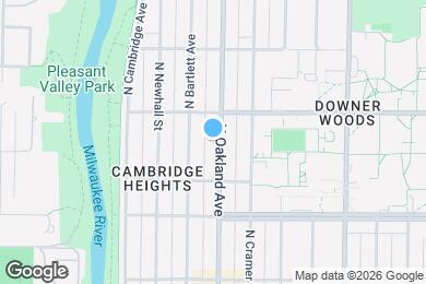 Map image of the property - 3255 N Oakland Ave
