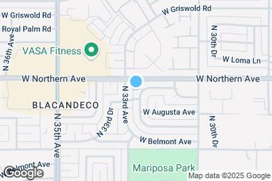 Map image of the property - 7830 N 32nd Dr