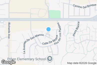 Map image of the property - 3228 1/2 La Avenida de San Marcos