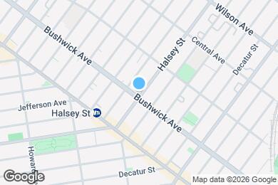 Map image of the property - 1027 Halsey St