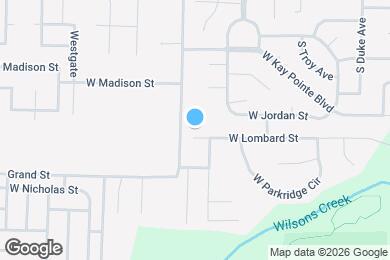 Map image of the property - 4071 W Lombard St