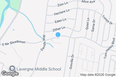 Map image of the property - 1421 E Nir Shreibman