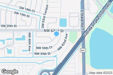 Map image of the property - 6020 NW 43rd Ave
