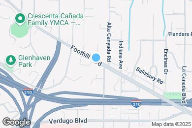 Map image of the property - 1622 Foothill Blvd