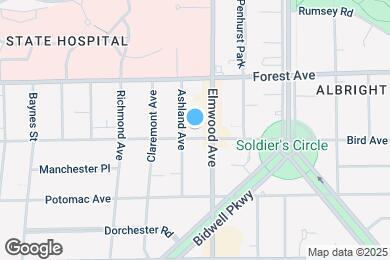Map image of the property - 568 Bird Ave