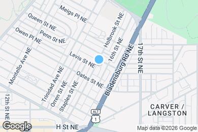 Map image of the property - 1441 Holbrook St NE