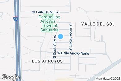 Map image of the property - 702 W Desert Blossom Dr