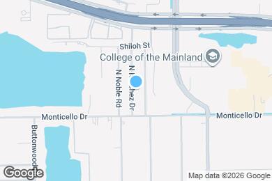 Map image of the property - 1122 N Natchez Dr