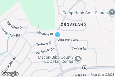 Map image of the property - 2704 Alta Vista Ave