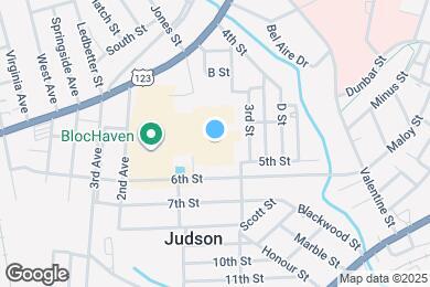 Map image of the property - Judson Mill Lofts and The Jenny & Westervelt at Judson Mill