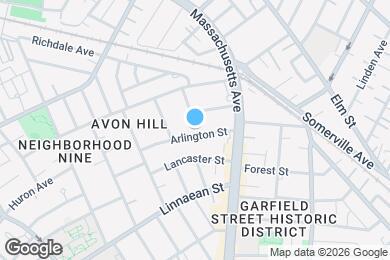 Map image of the property - 17 Arlington St