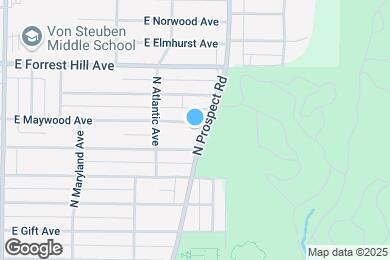 Map image of the property - 1226 E Maywood Ave