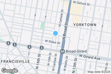 Map image of the property - 1254 N Burns St