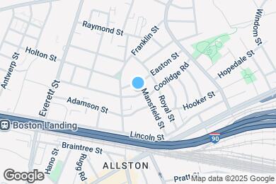 Map image of the property - 22 Bradbury St