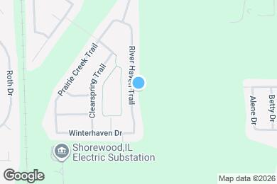 Map image of the property - 1306 River Haven Trail