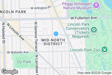 Map image of the property - 451 W Belden Ave