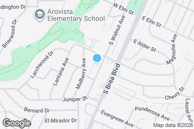 Map image of the property - 719 S Walnut