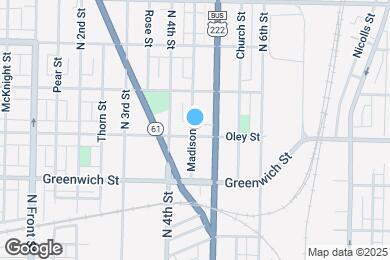 Map image of the property - 435 Oley St