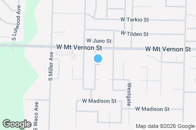 Map image of the property - 634 S Mahn Ave