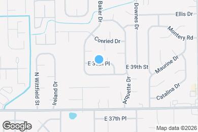 Map image of the property - 9525 E 39th Pl