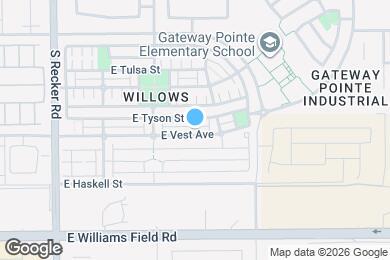 Map image of the property - 4272 E Vest Ave