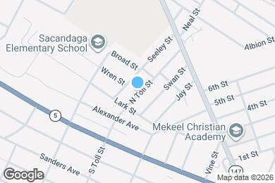 Map image of the property - 117 N Toll St