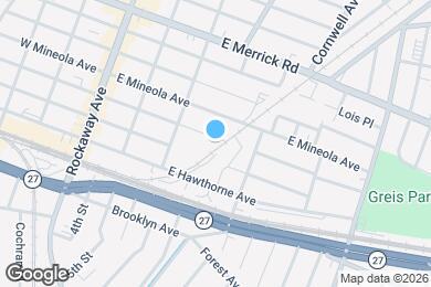 Map image of the property - 100 E Valley Stream Blvd