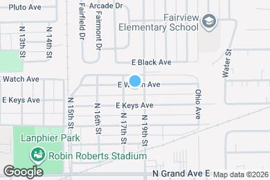 Map image of the property - 1720 E Watch Ave