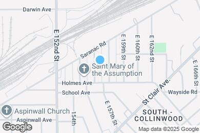 Map image of the property - 713 E 156th St