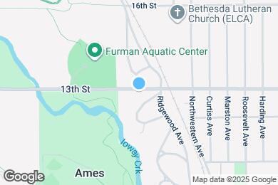 Map image of the property - 1430 13th St