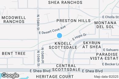 Map image of the property - 10534 E Mercer Ln