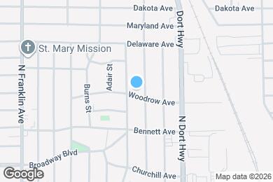 Map image of the property - 2513 Woodrow Ave