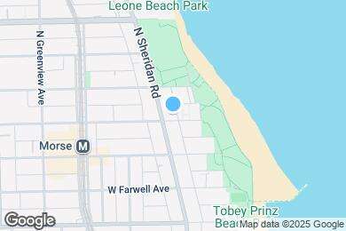 Map image of the property - 1157 W Lunt Ave