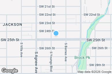 Map image of the property - 2233 SW 25th St