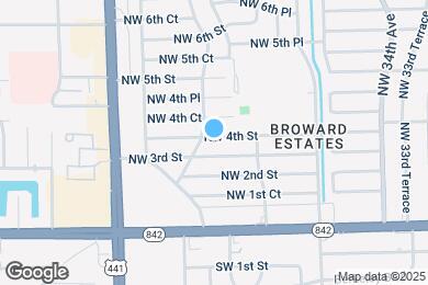 Map image of the property - 3720 NW 4th St