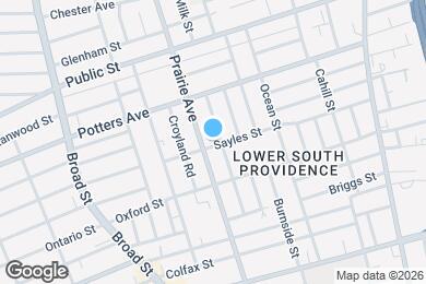 Map image of the property - 383 Sayles St