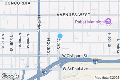 Map image of the property - 2462 W Michigan St