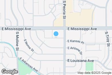 Map image of the property - 12053 E Hoye Dr