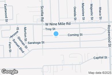 Map image of the property - 10641 Corning St