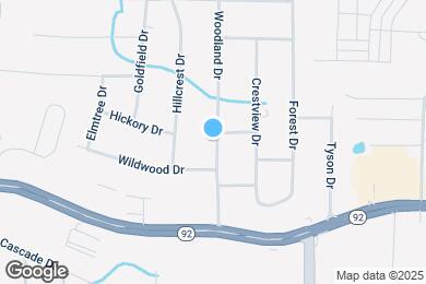 Map image of the property - 5613 Woodland Dr