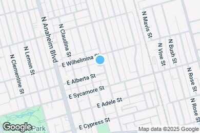 Map image of the property - 611 N Olive St