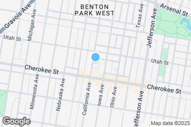 Map image of the property - 3326 California Ave