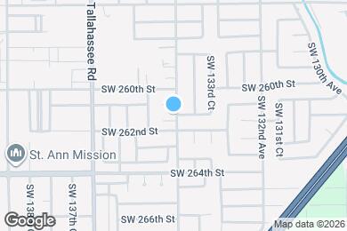 Map image of the property - 13403 SW 261st Ln