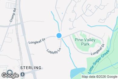 Map image of the property - 1618 Longleaf Dr