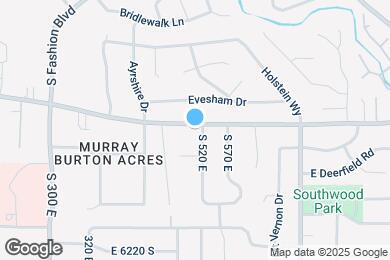 Map image of the property - 512 E 5900 S