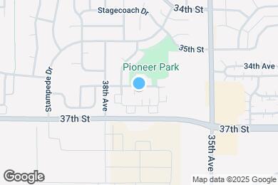 Map image of the property - 3606 Ponderosa Ct