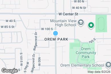 Map image of the property - 154 W 800 S