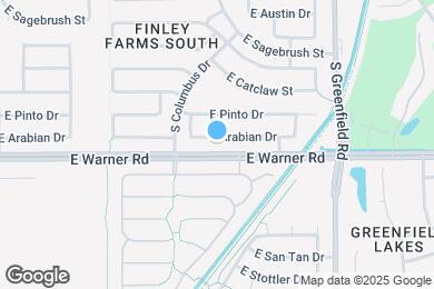 Map image of the property - 2187 E Arabian Dr